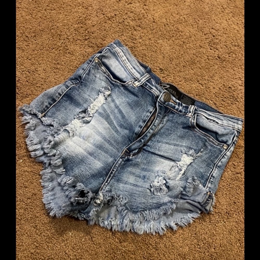 High Waisted Jean Shorts